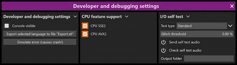 File:S Developer and Debugging Settings.png